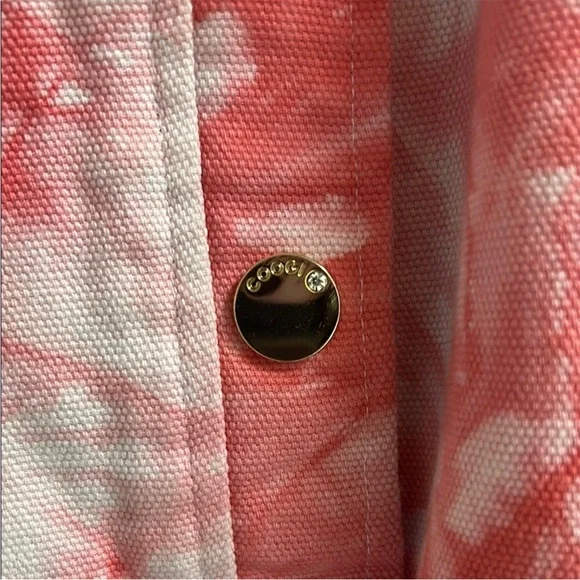 COOGI Y2K Pink and White Bomber Jacket Like NEW - Picture 6 of 9